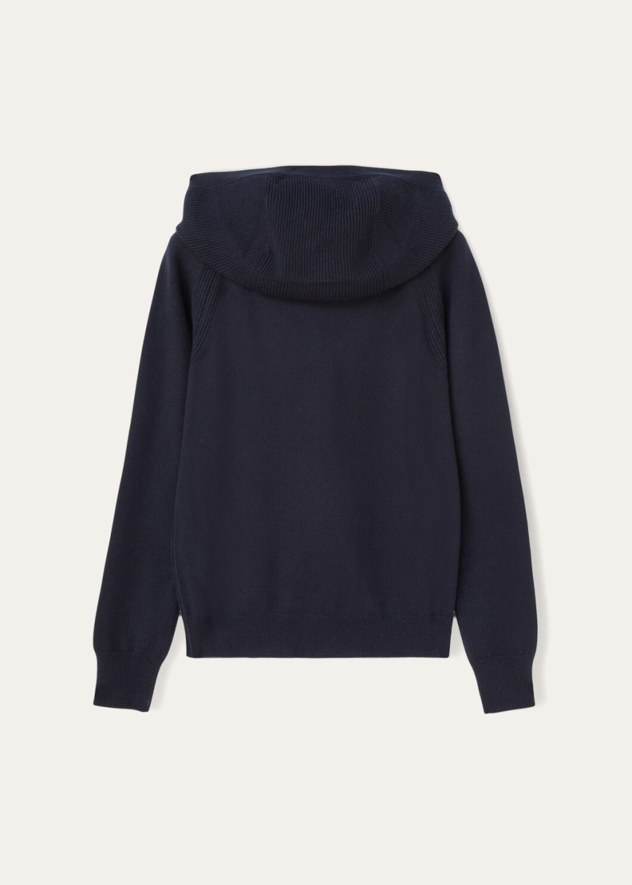 merano bomber baby cashmere marineblauw