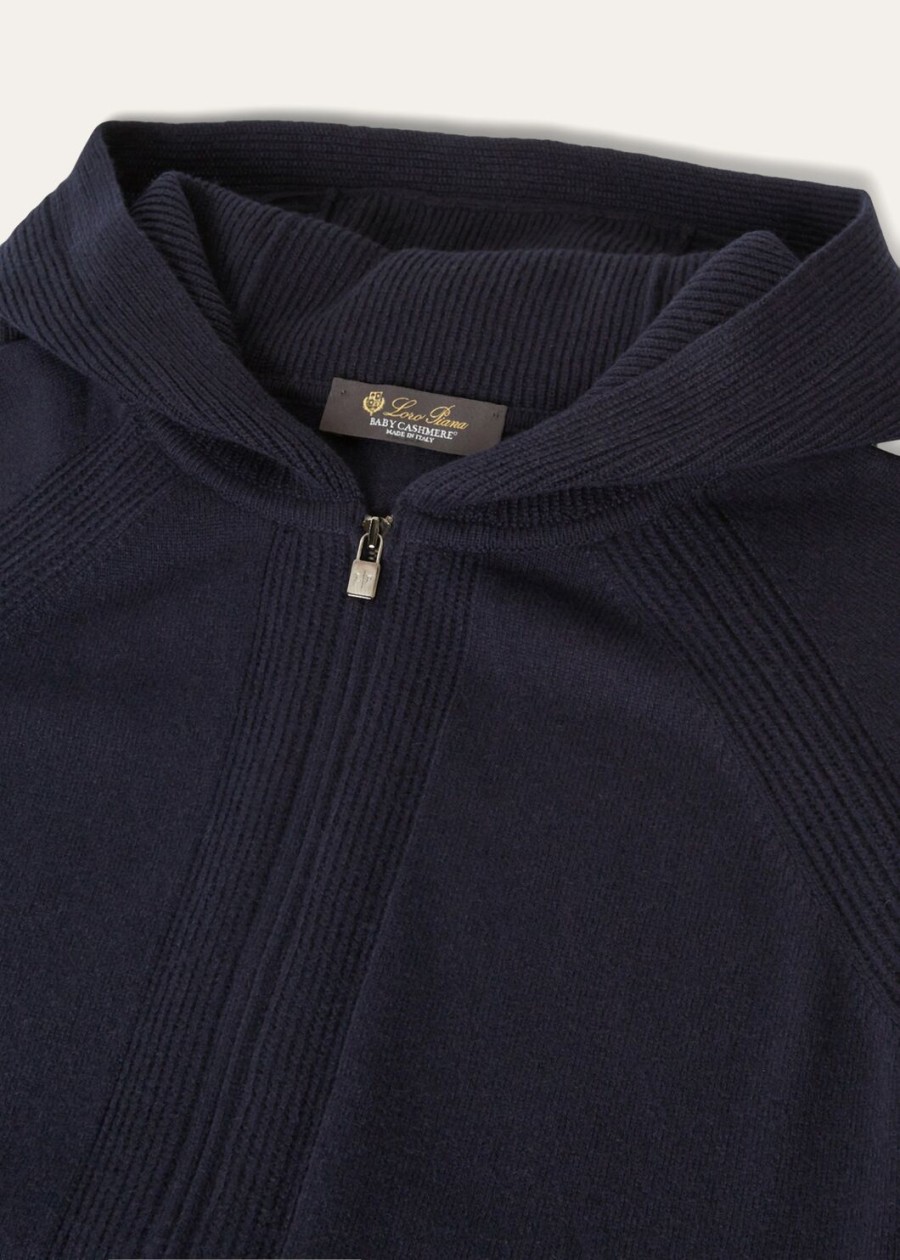 merano bomber baby cashmere marineblauw