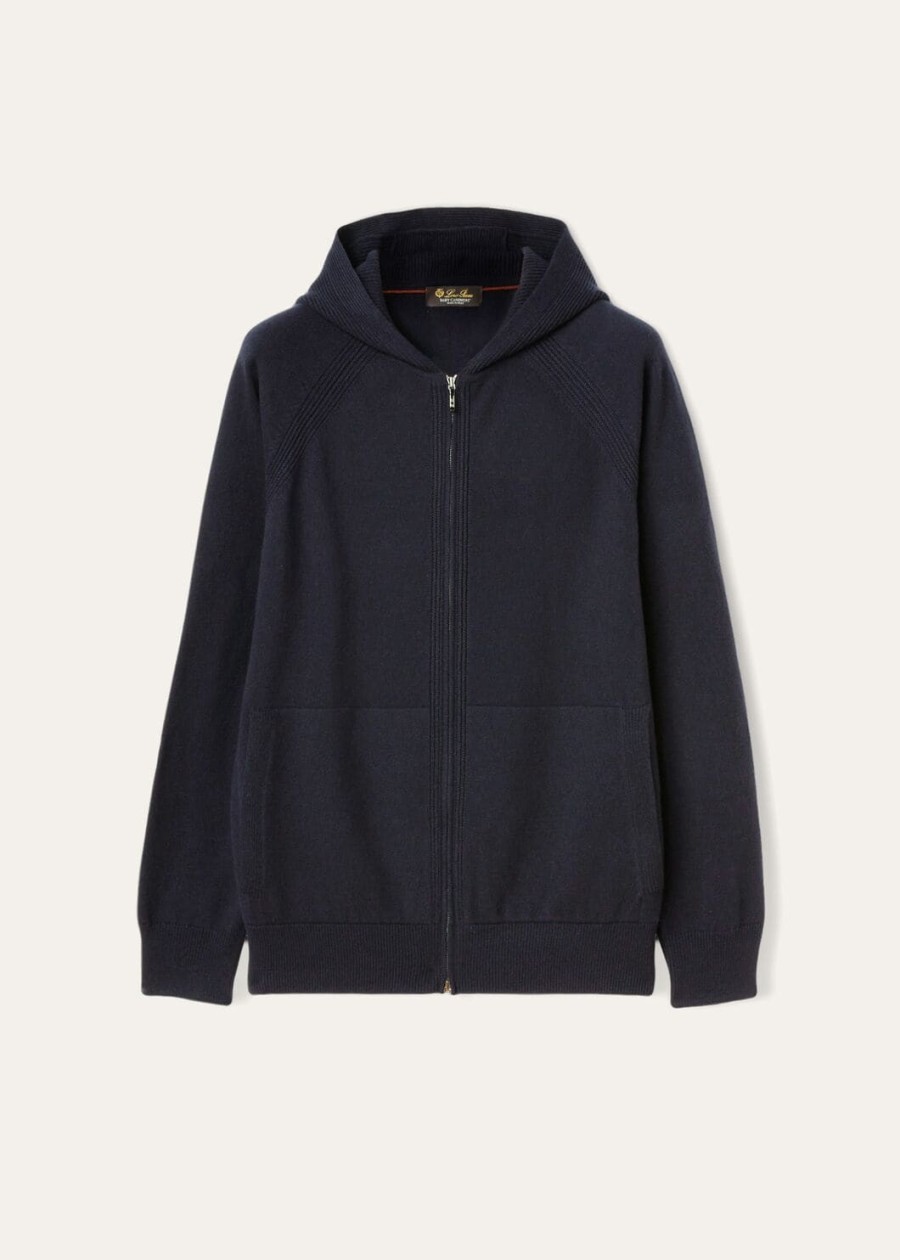 merano baby cashmere bomberjack in marineblauw