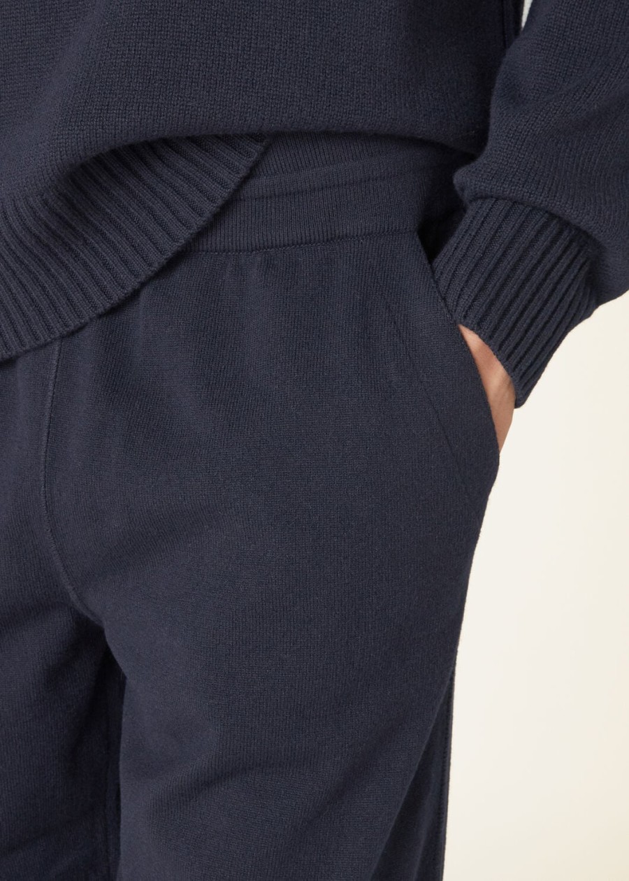 merano baby kasjmier broek marineblauw