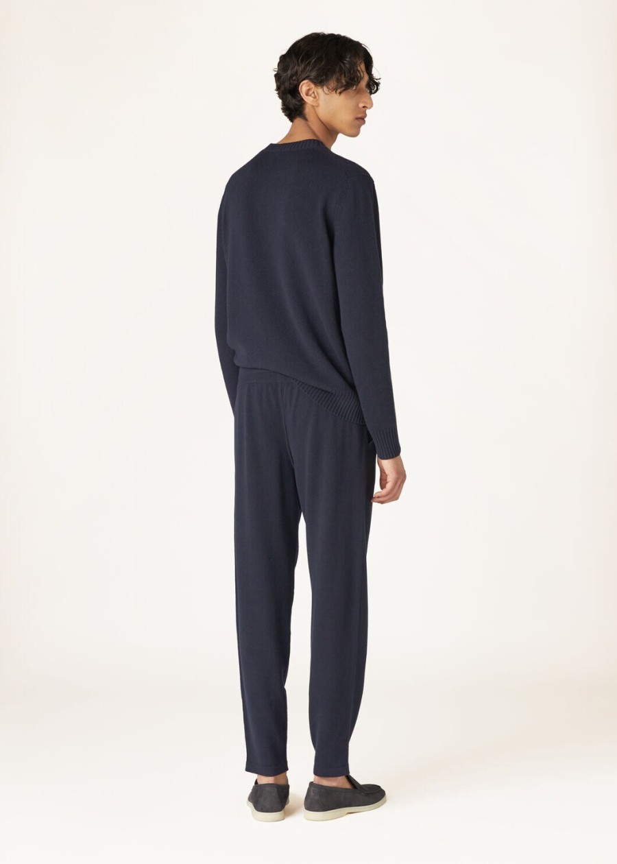 merano baby kasjmier broek marineblauw
