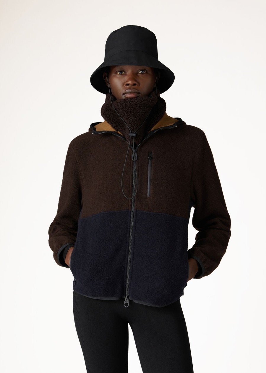 terminillo kasjmier sweatshirt ebbenhout melangemarineblauw