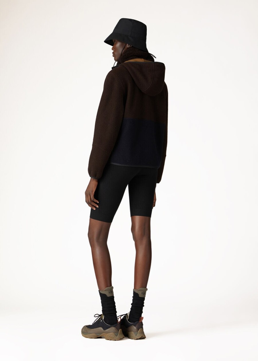 terminillo kasjmier sweatshirt ebbenhout melangemarineblauw