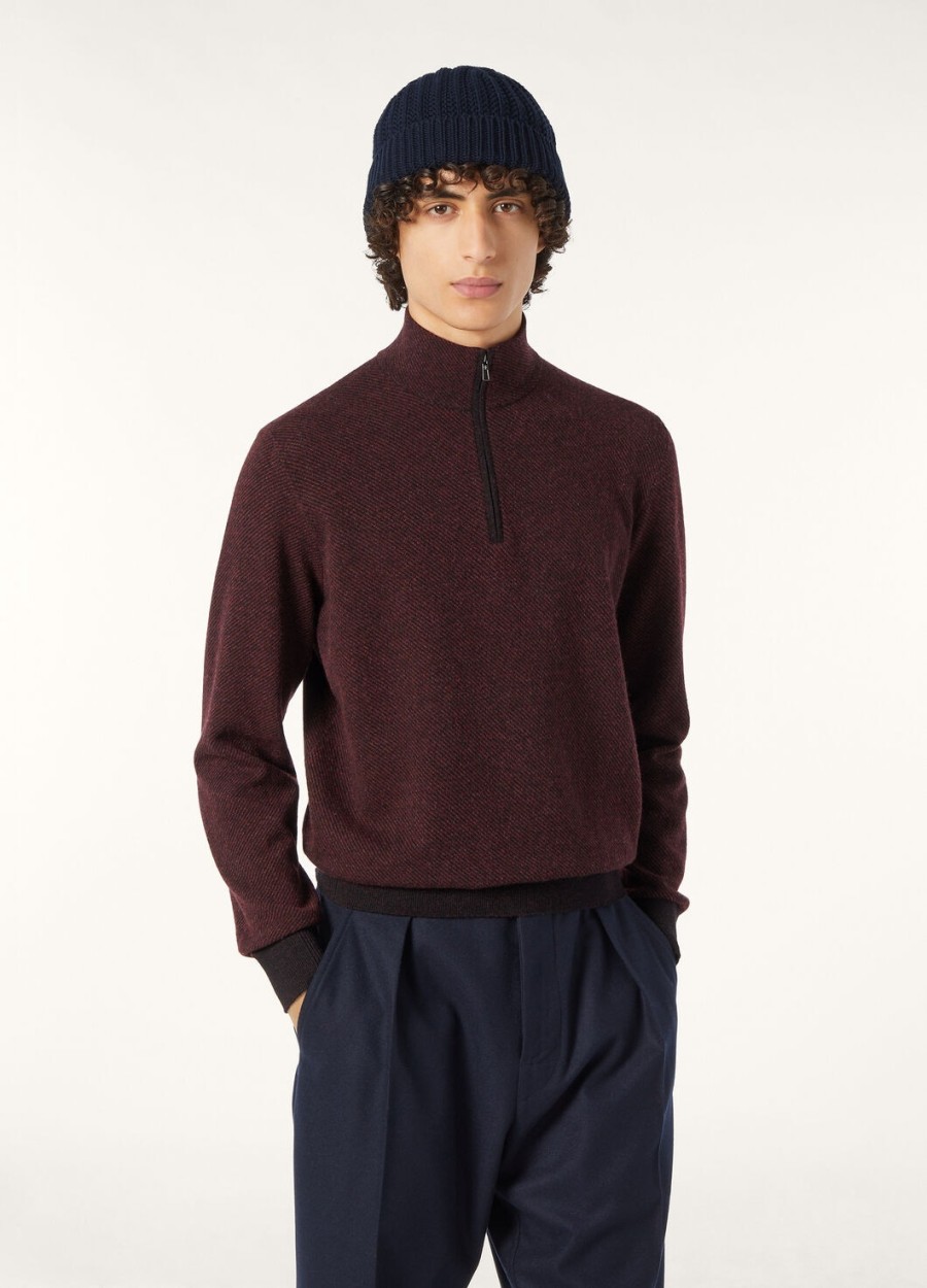 roadster mezzocollo cashmere brad honey-sweater