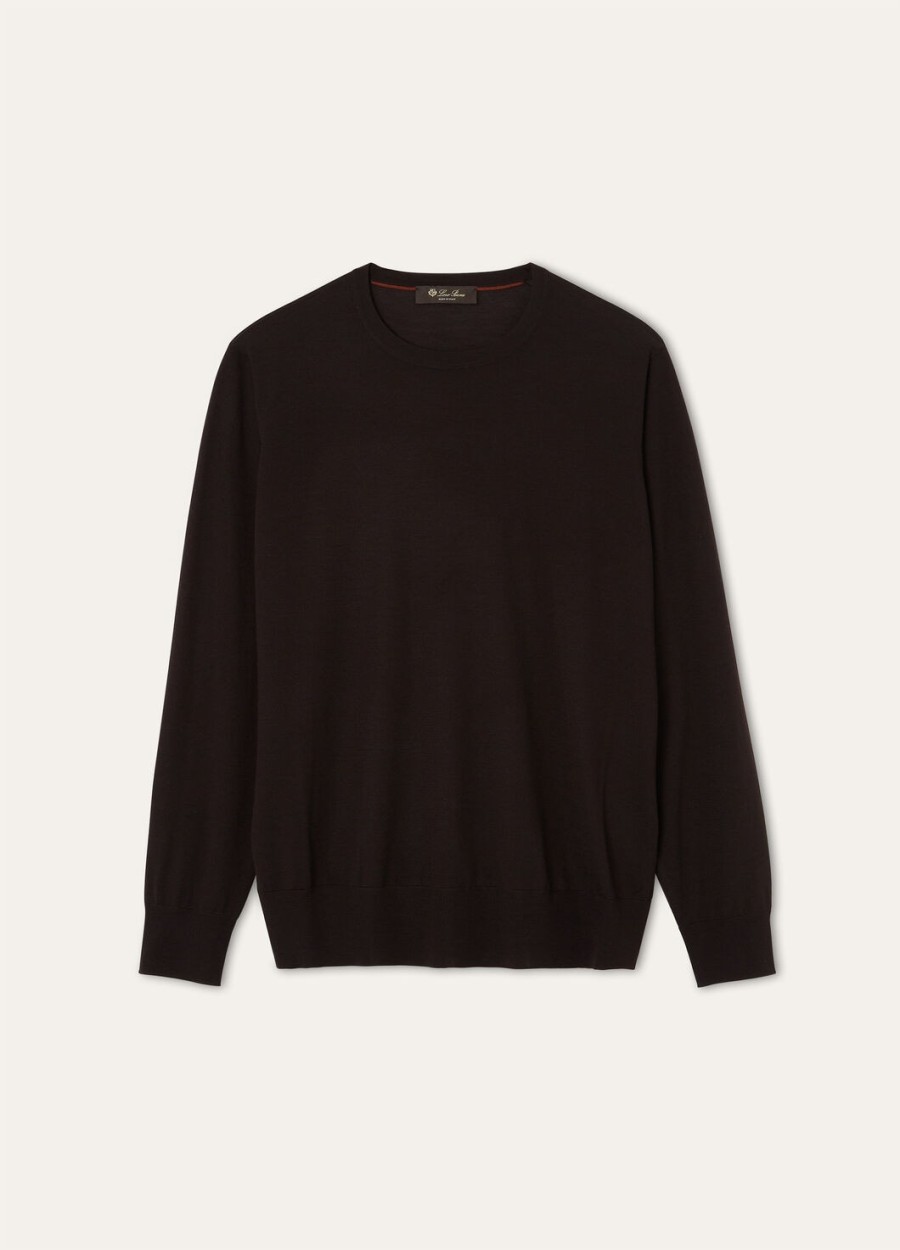 wish wollen t-shirt met ronde hals in de kleur auburn blaze