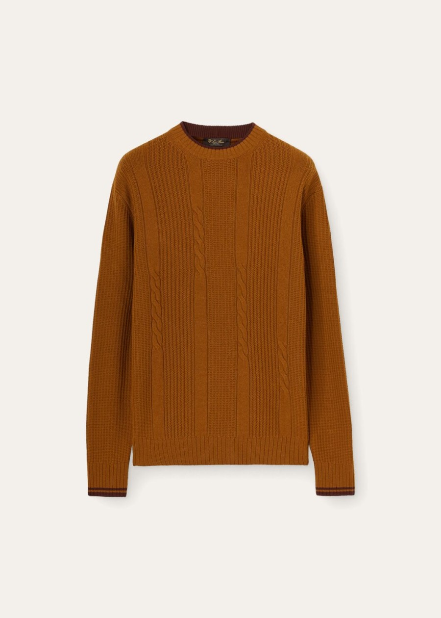tunari crewneck vicuña nieuw marokkaans geel