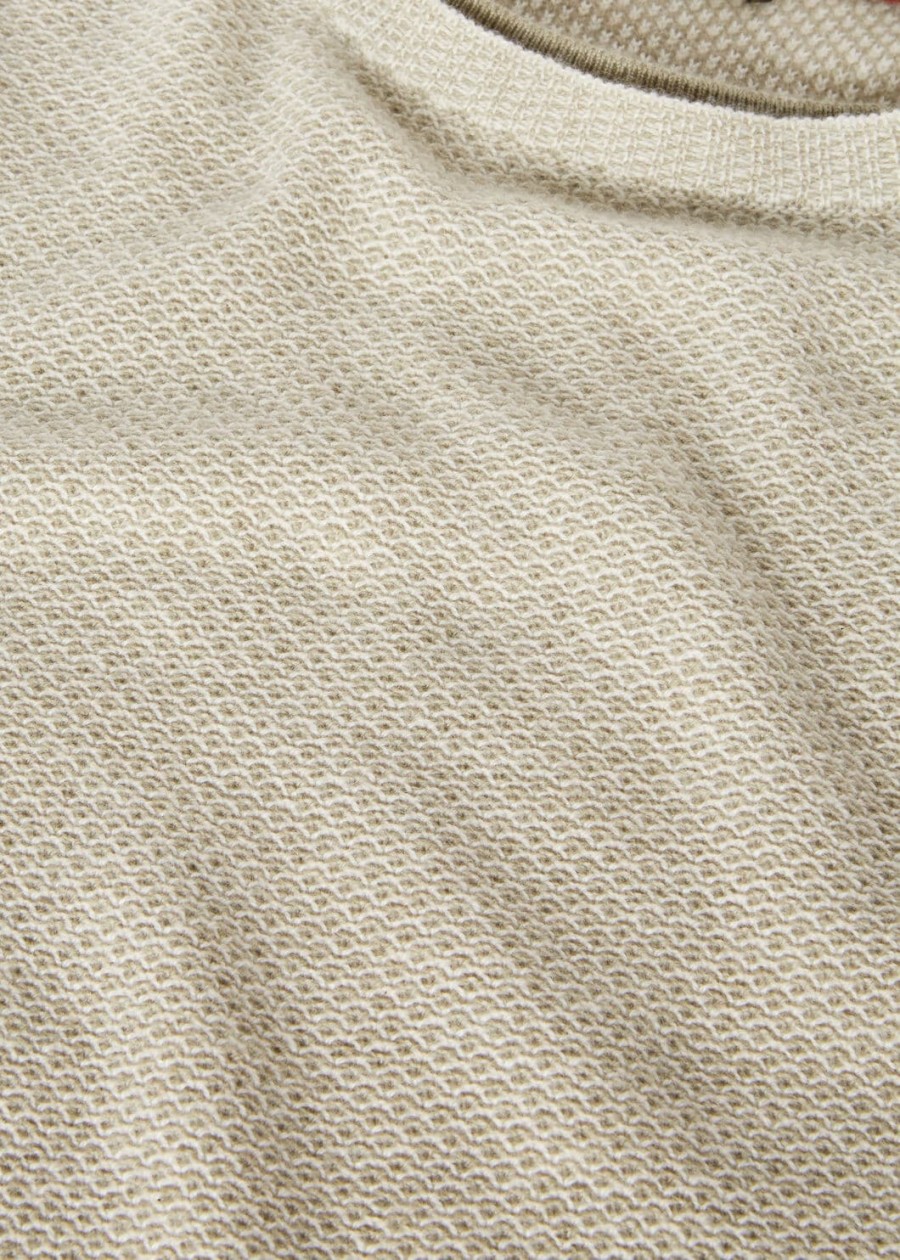 city pull crewneck baby cashmere white snowcoriander seeds melange