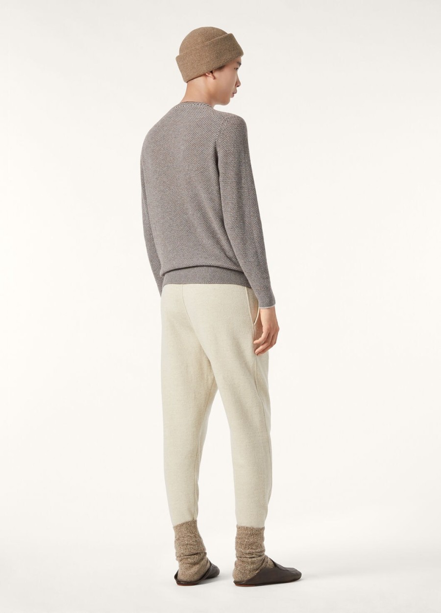 city pull crewneck baby cashmere waves on the cliff