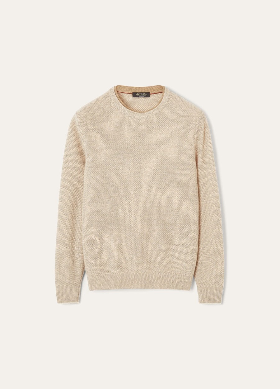 city pull crewneck baby cashmere magnolia petals