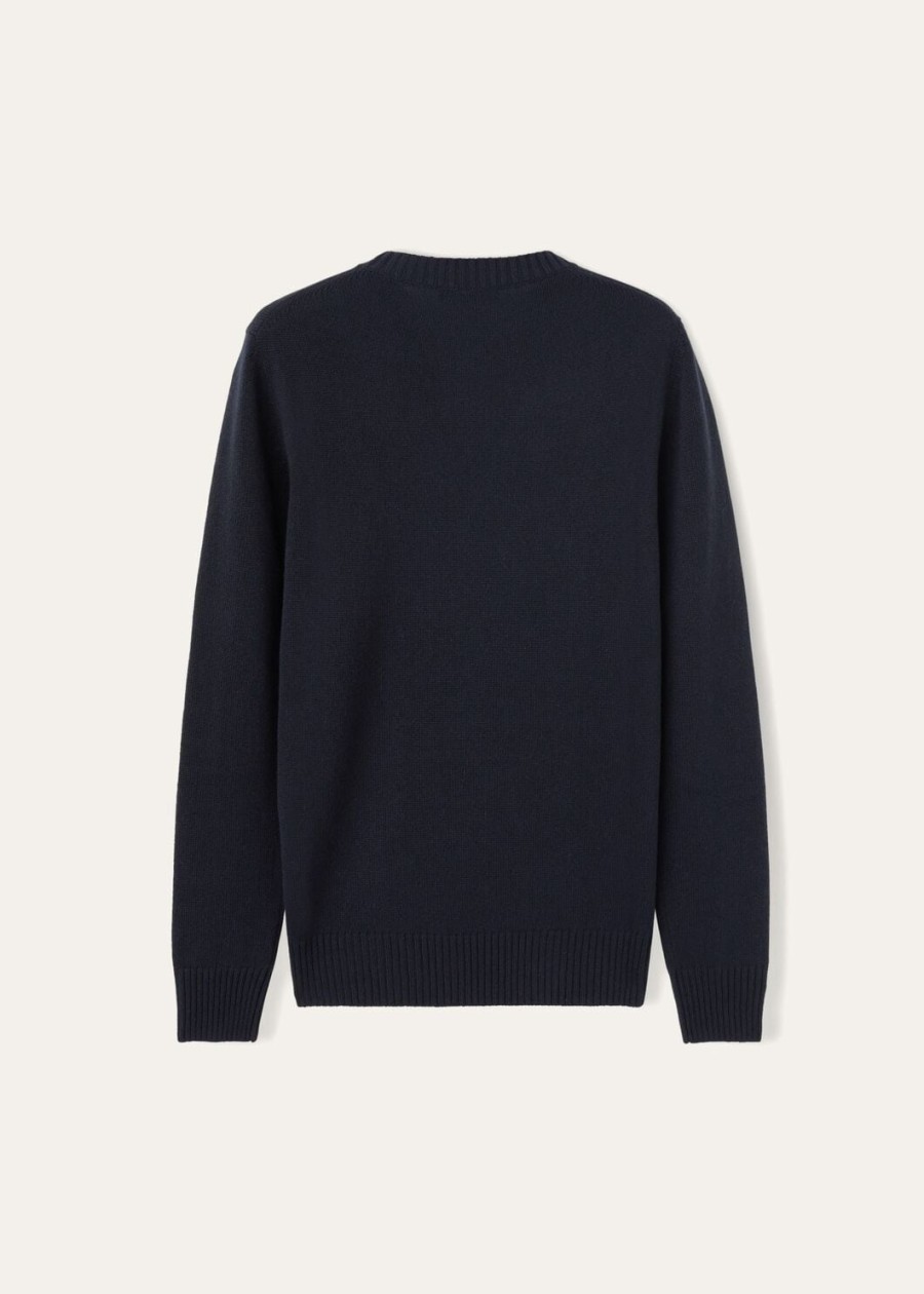 parksville crewneck baby cashmere navy