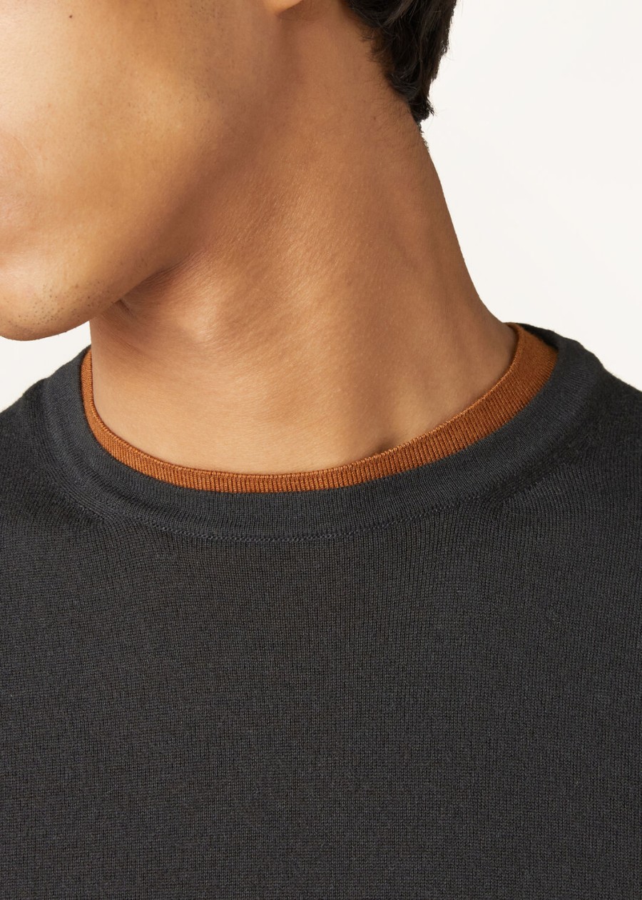cash light crewneck cashmere caviar