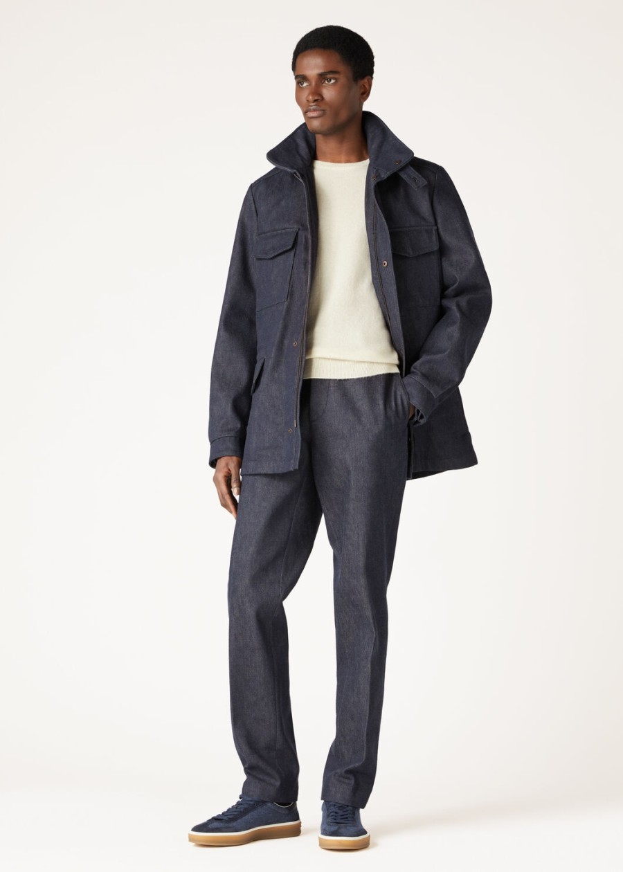 loro crewneck cashmere pure dunes mel