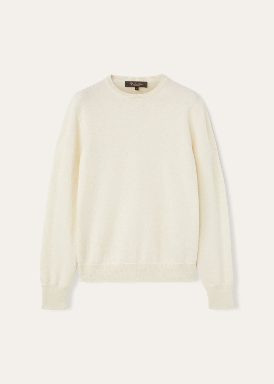loro crewneck cashmere pure dunes mel
