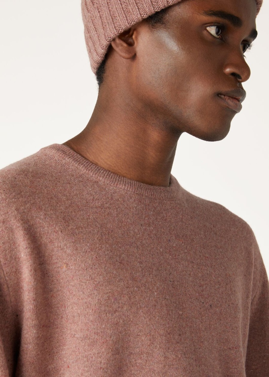 loro crewneck cashmere red sand mel