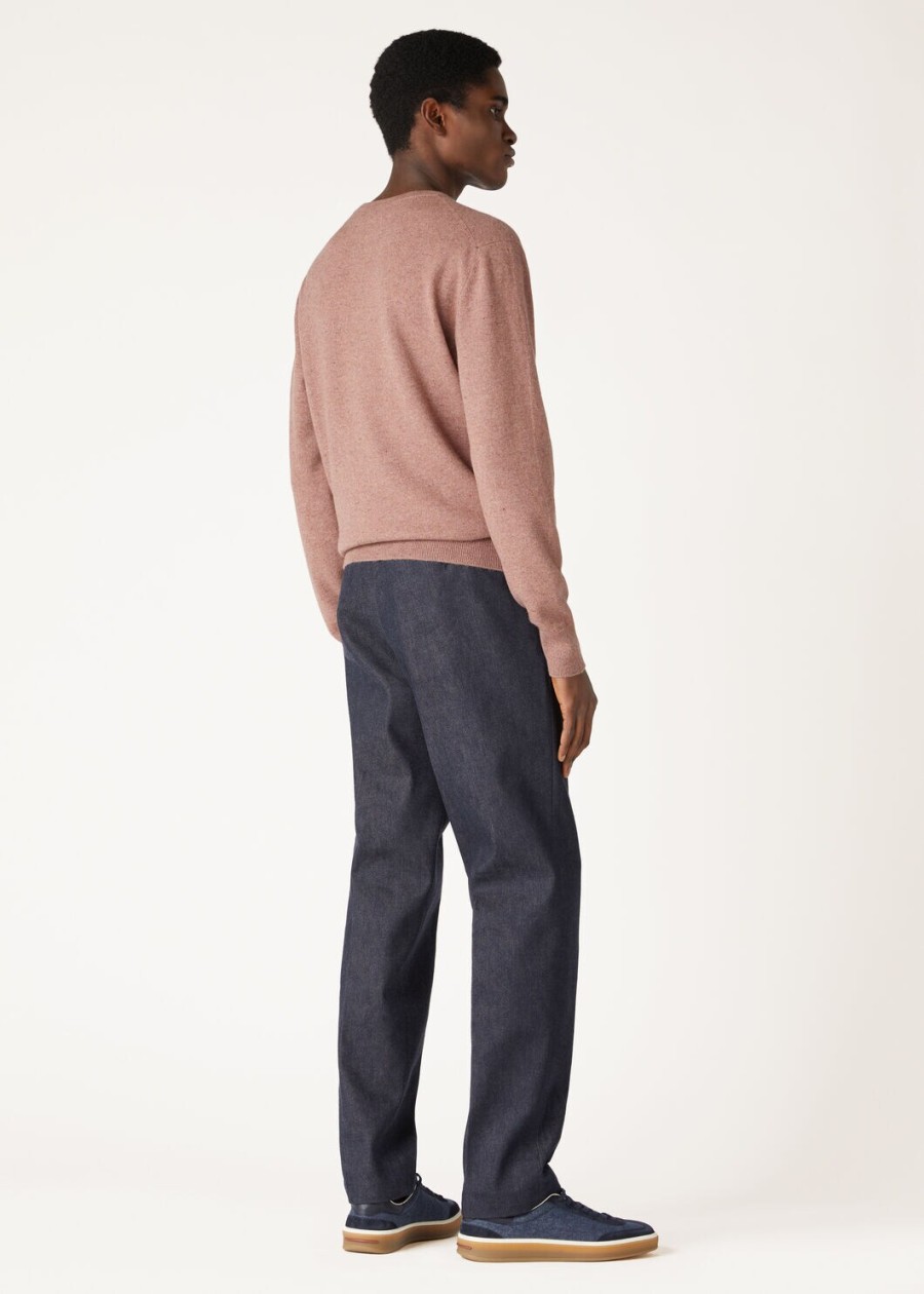 loro crewneck cashmere red sand mel