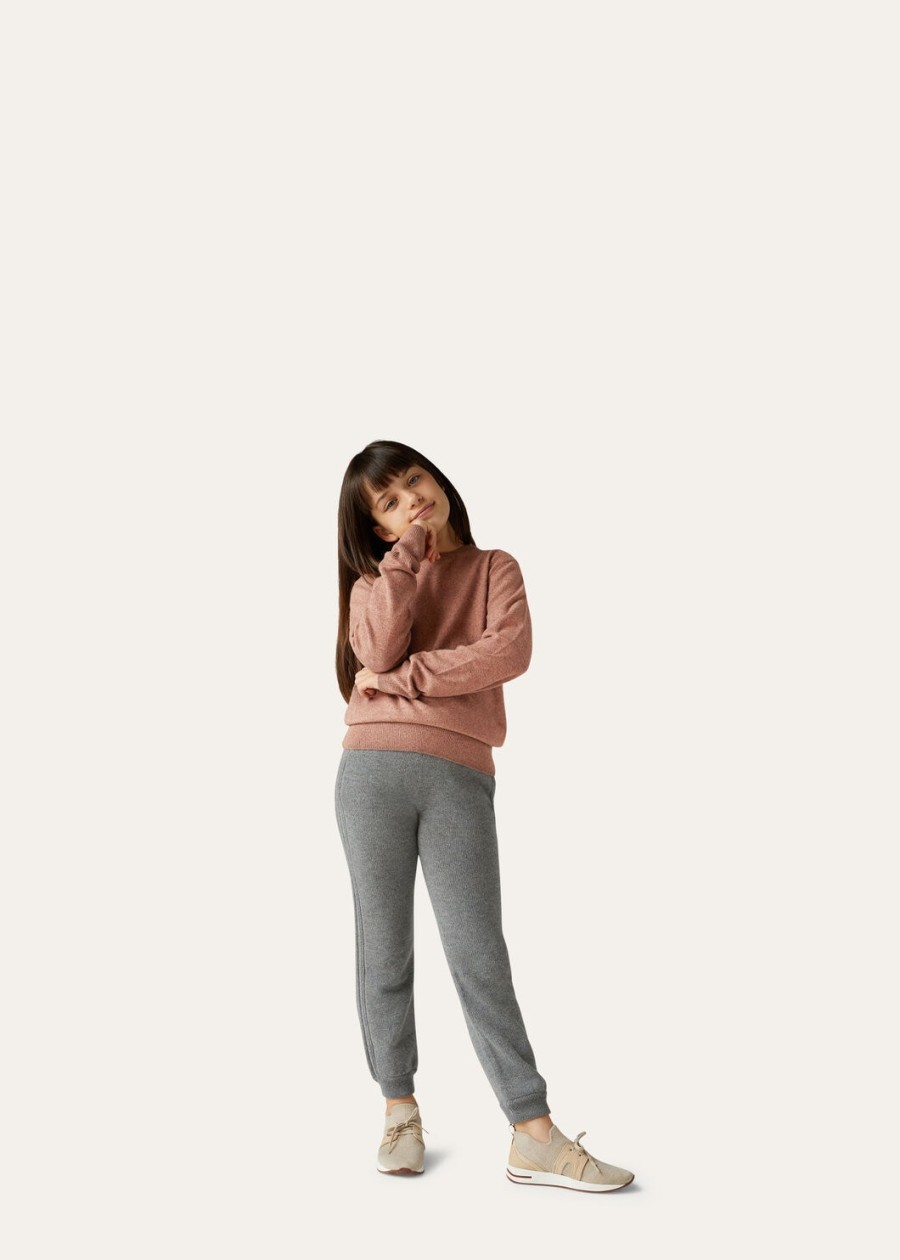 loro crewneck cashmere red sand mel