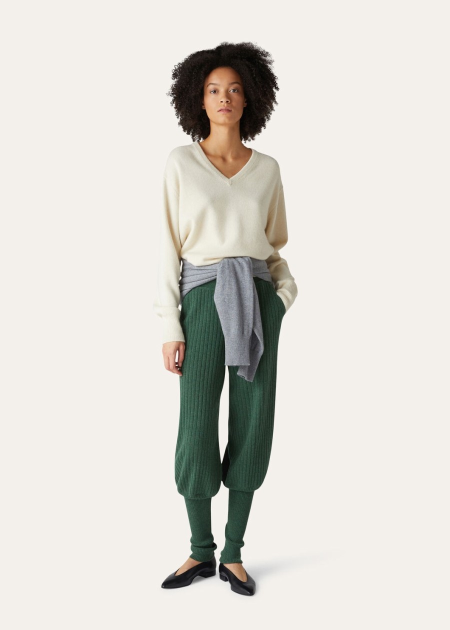 loro pure dunes mel kasjmier v-hals trui