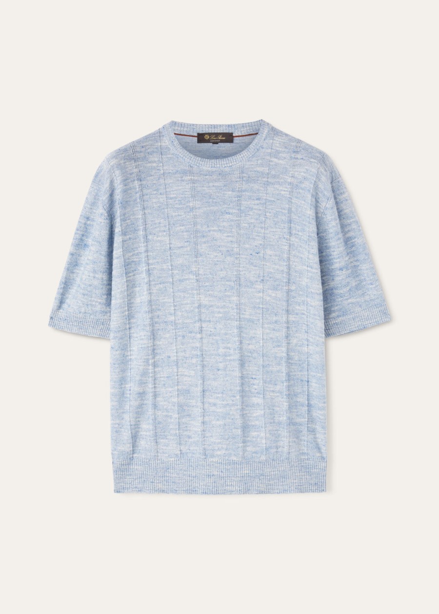 tori crewneck in zijde saltwater