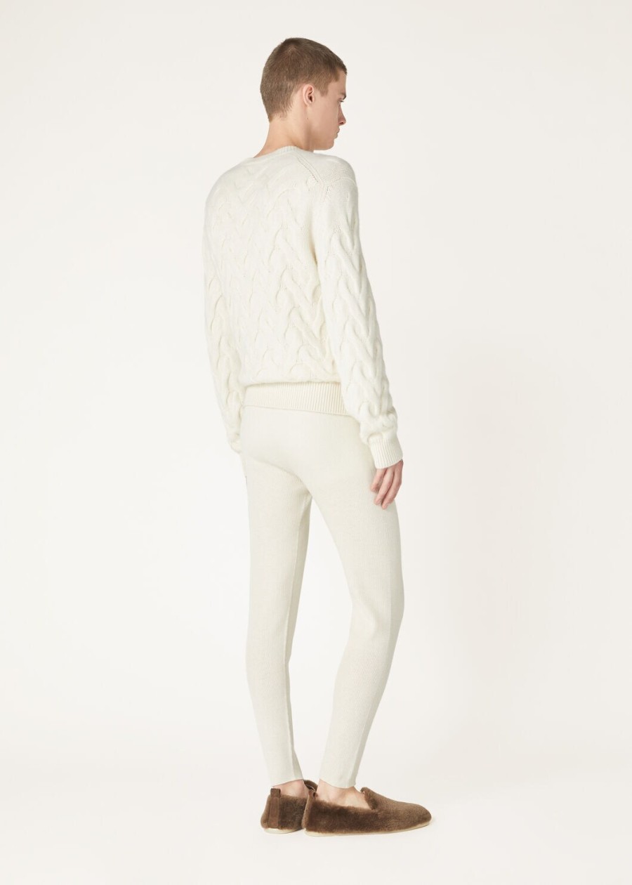 coconing crewneck baby cashmere white snow
