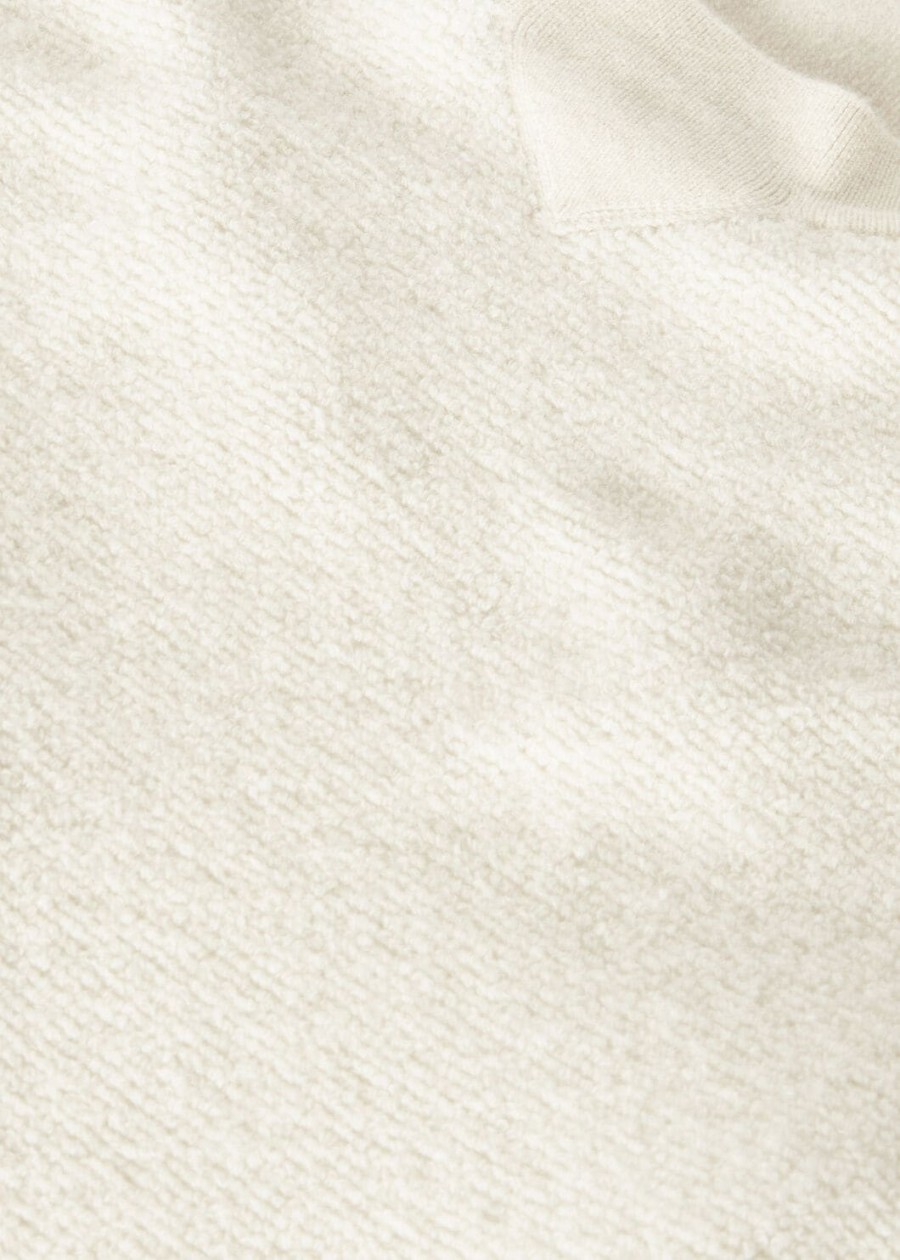 coconing crewneck van kasjmier zuivere scheerwol nougat