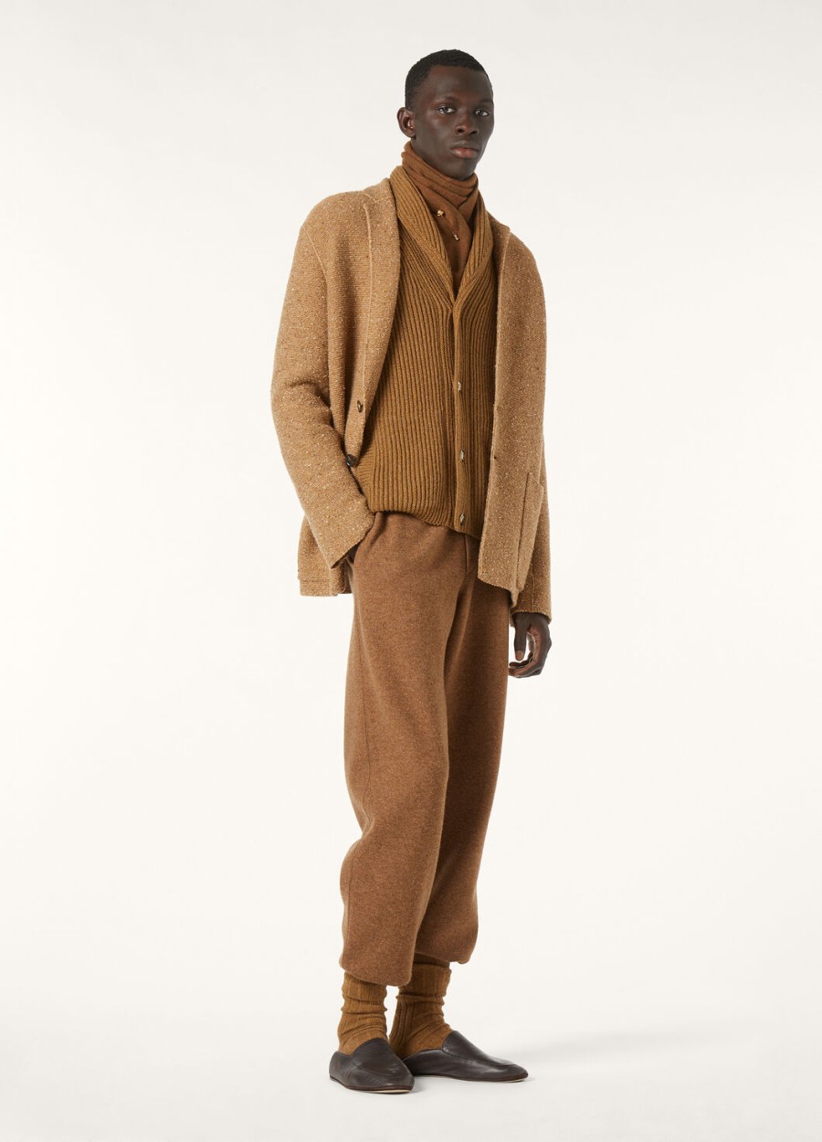 fobello cardigan baby cashmere camel oasis melange