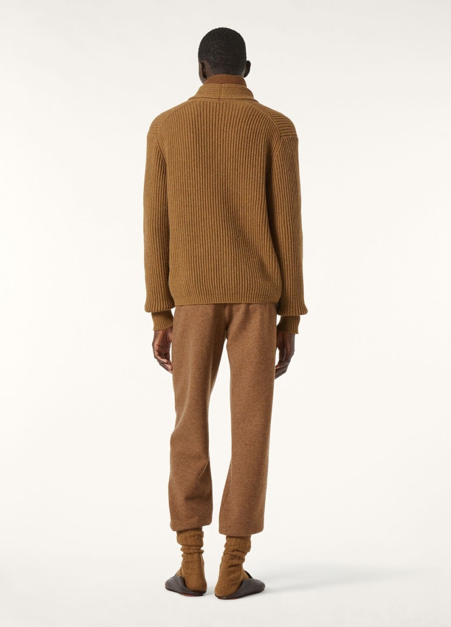 fobello cardigan baby cashmere camel oasis melange