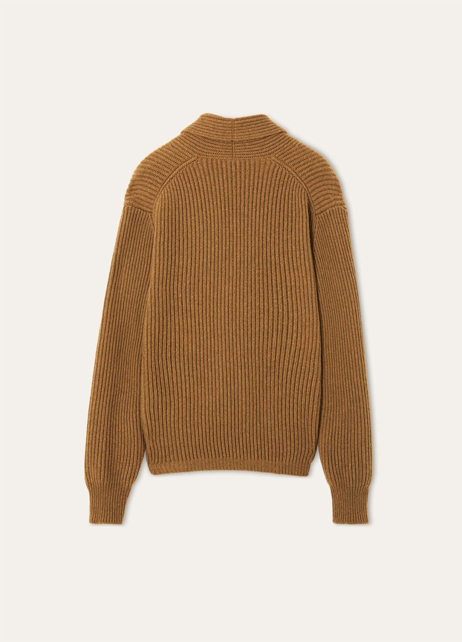 fobello cardigan baby cashmere camel oasis melange