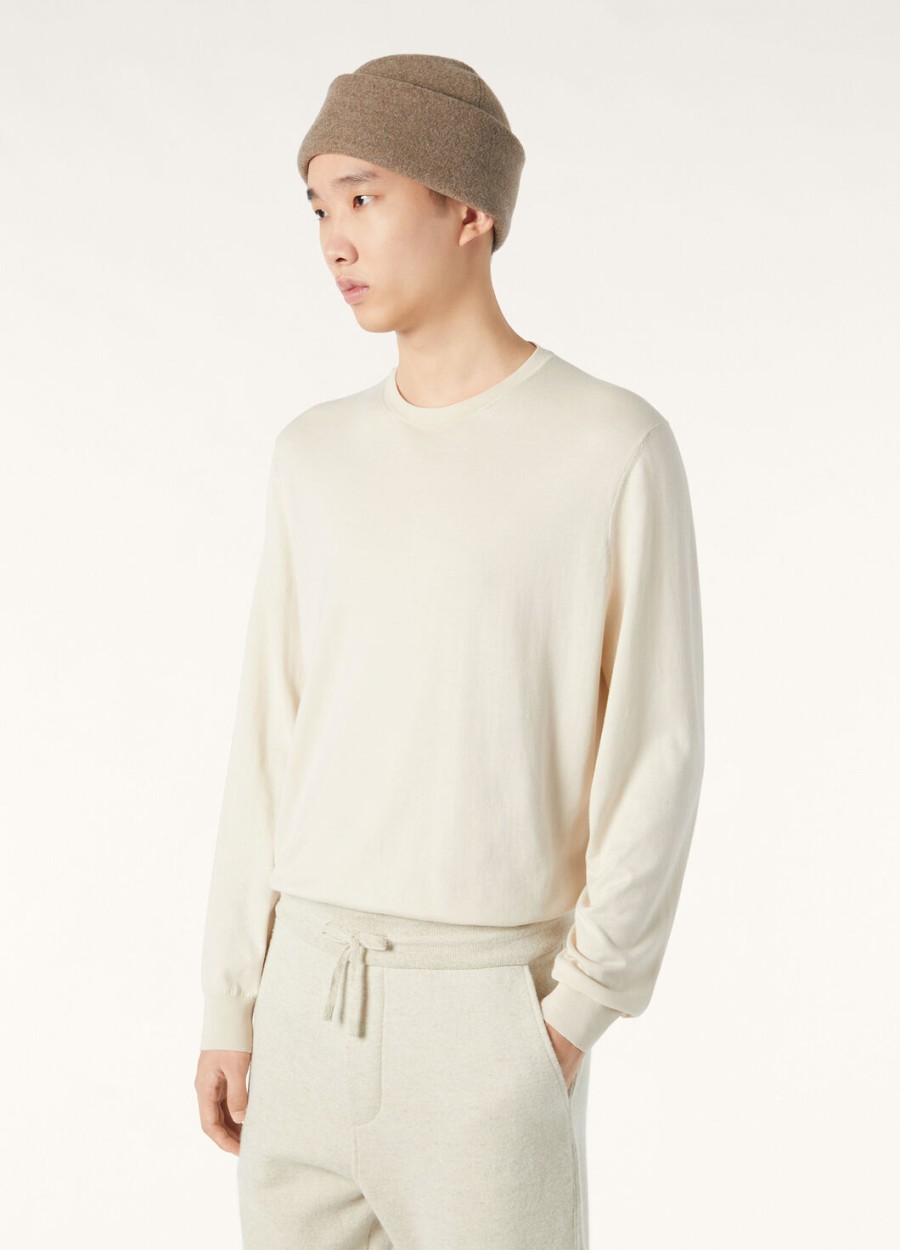 ice wish crewneck katoen winter zand