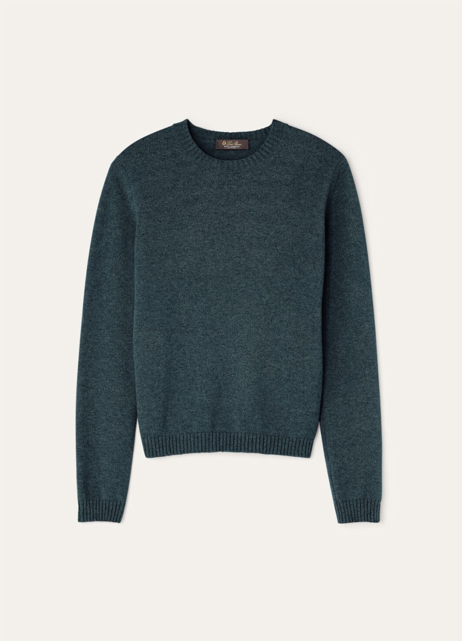 parksville crewneck baby cashmere boreal green