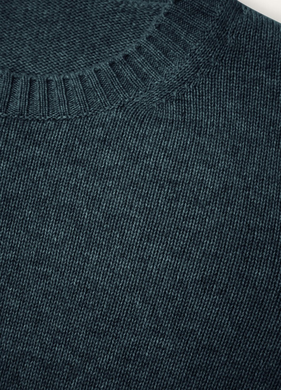 parksville crewneck baby cashmere boreal green