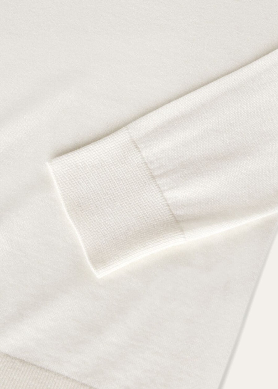 nieuwe piuma v-deck cashmere white