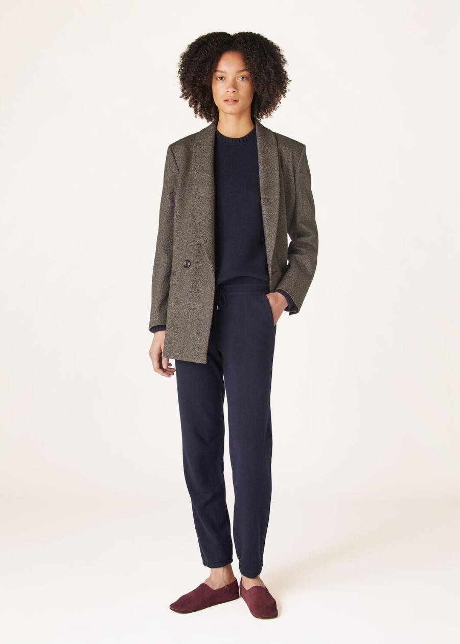parksville crewneck baby cashmere navy