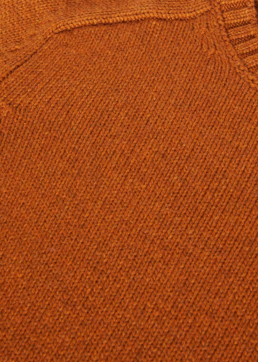 parksville crewneck baby cashmere autumn blaze melange