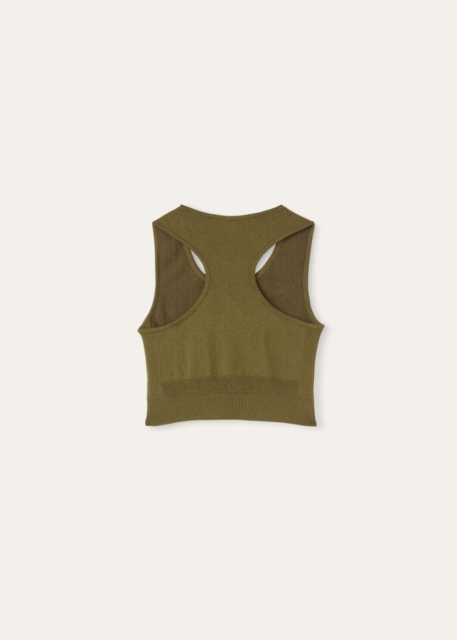 lagorai zijden bralette met boerenkoolprint