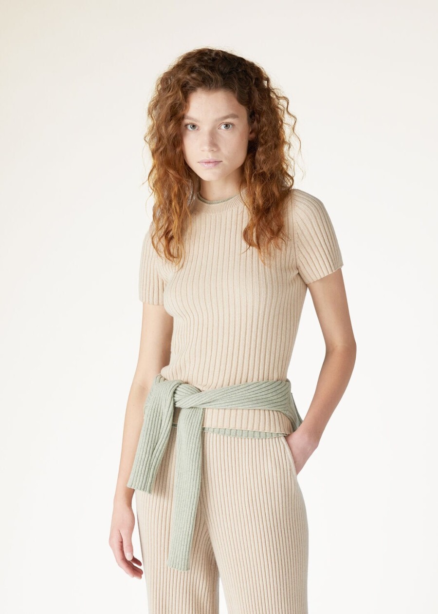 lago sirio crewneck baby cashmere sos susan mel natuurlijk geverfd