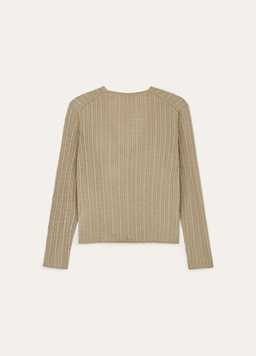 rimella cardigan zijde kasjmier gedroogde dragon