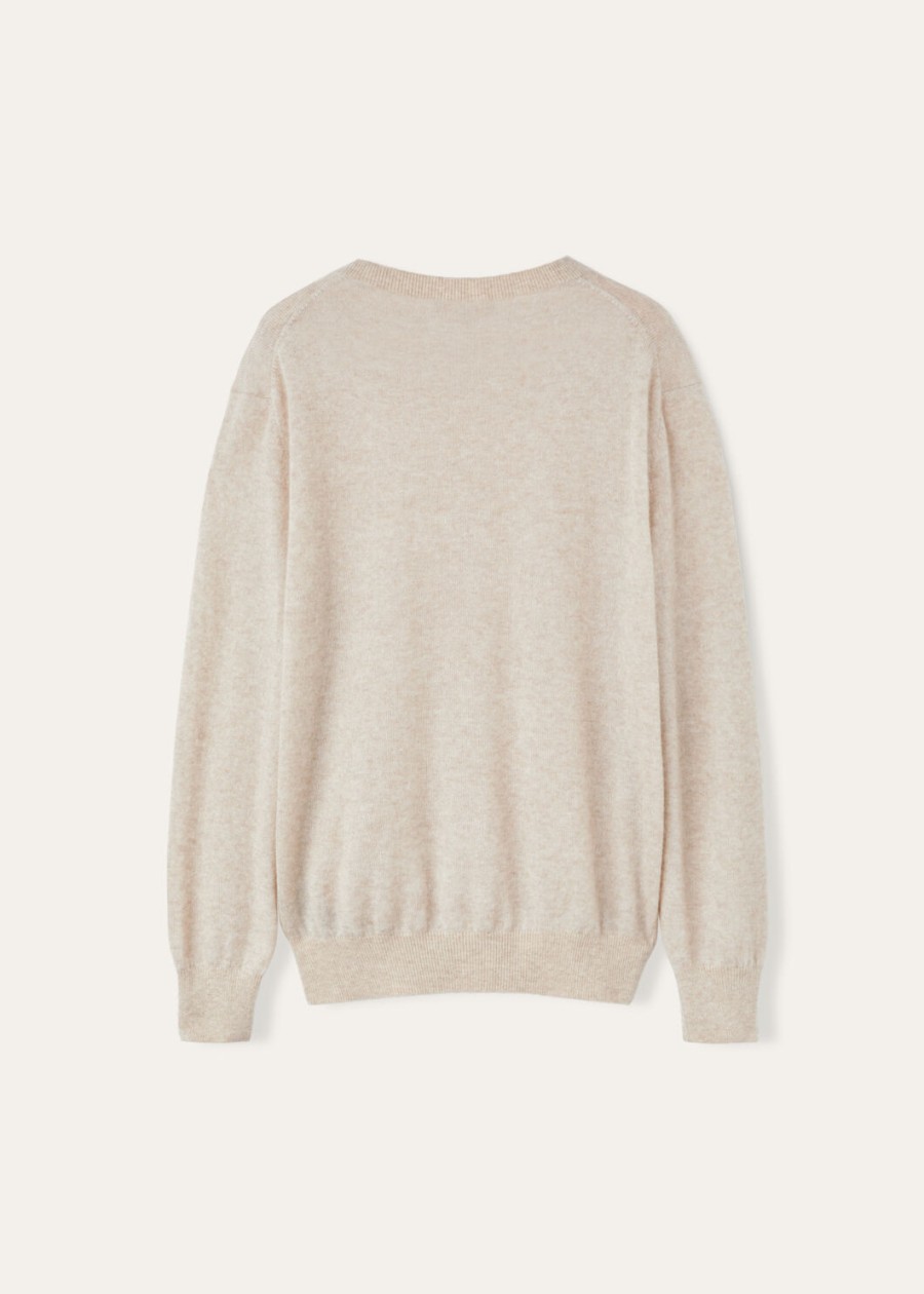 zijde kasjmier zaden camino crewneck