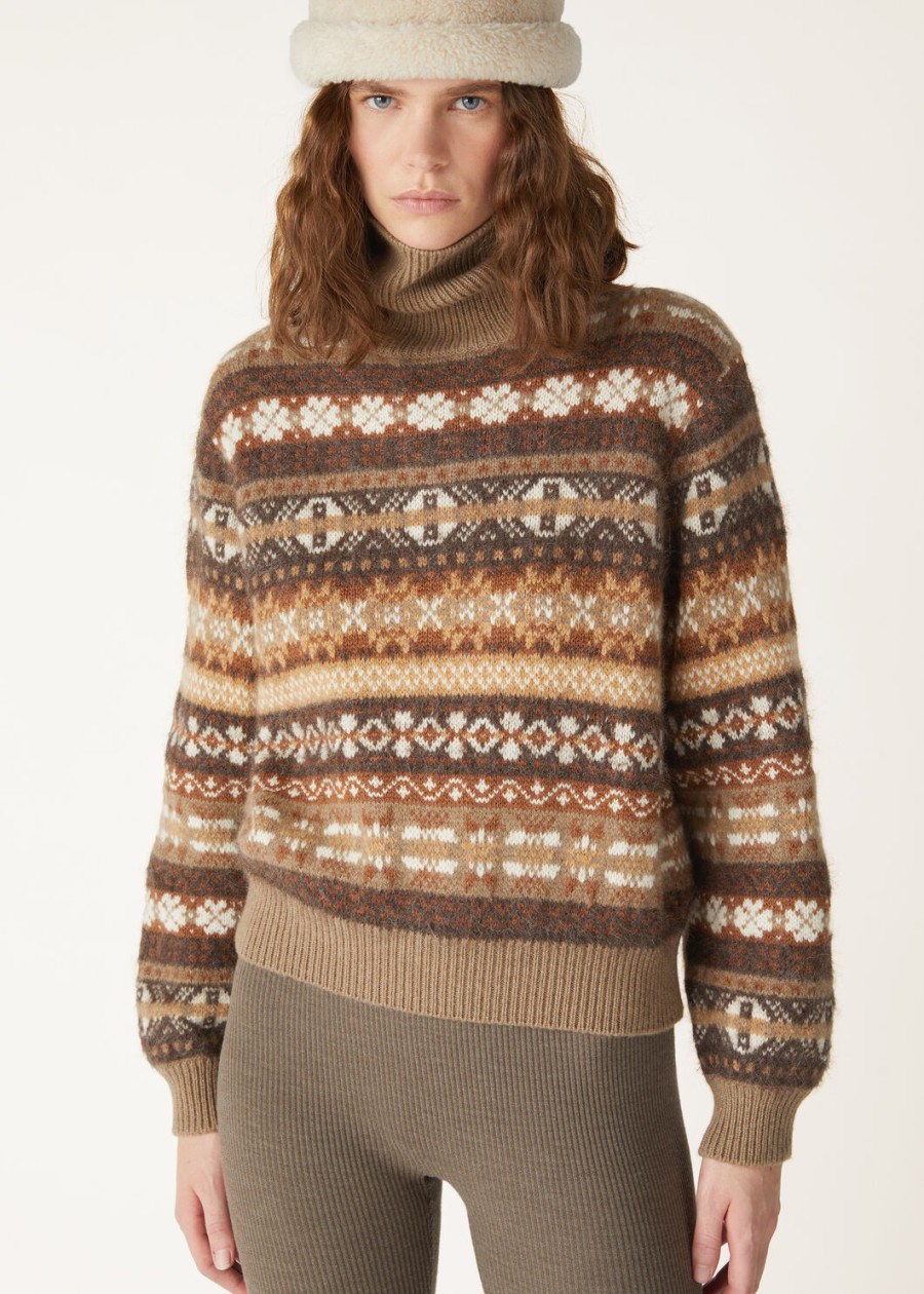 scopello coltrui van alpaca-kasjmier scheerwol in de kleuren spiced mochadeep walnut.