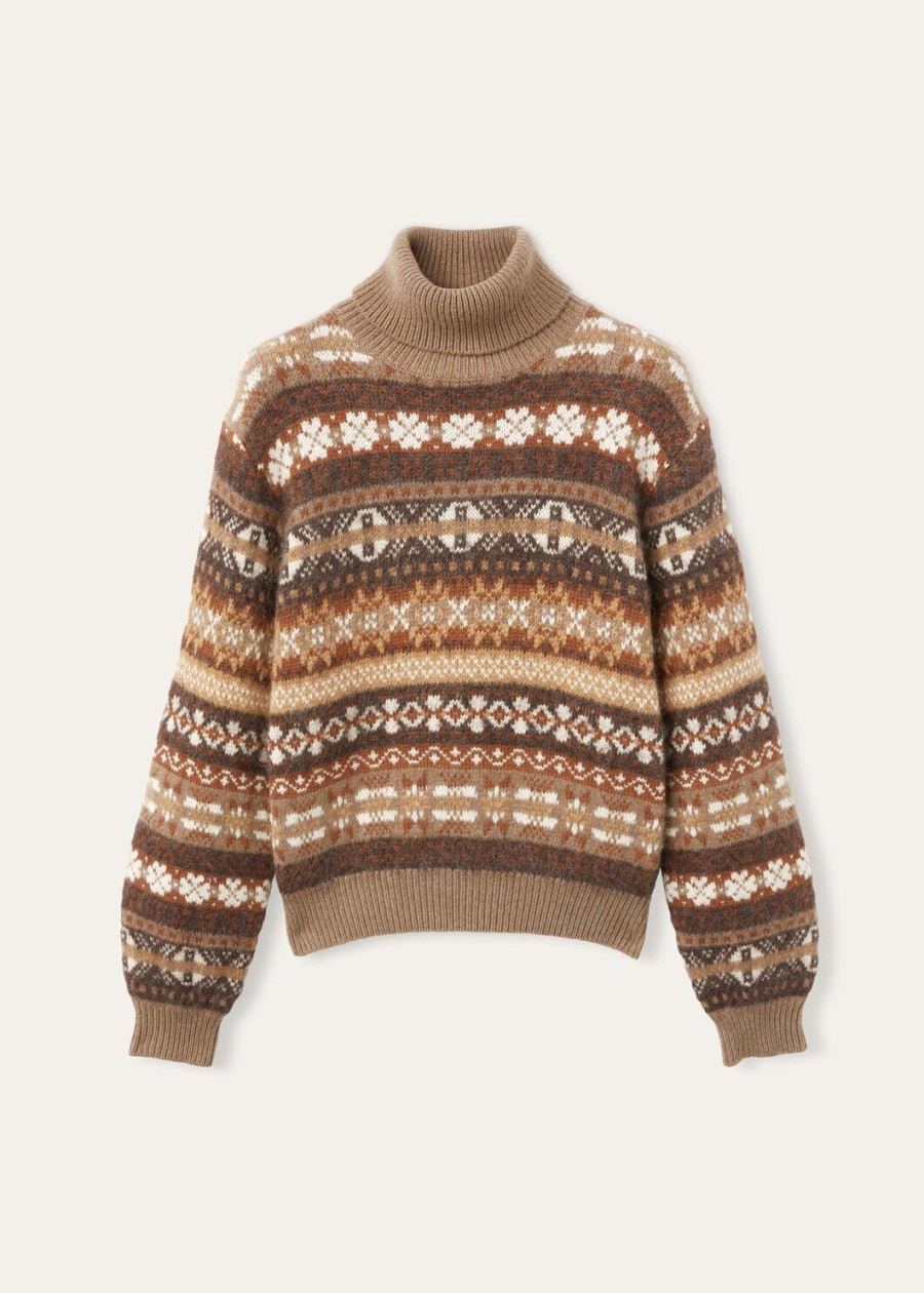 scopello coltrui van alpaca-kasjmier scheerwol in de kleuren spiced mochadeep walnut.