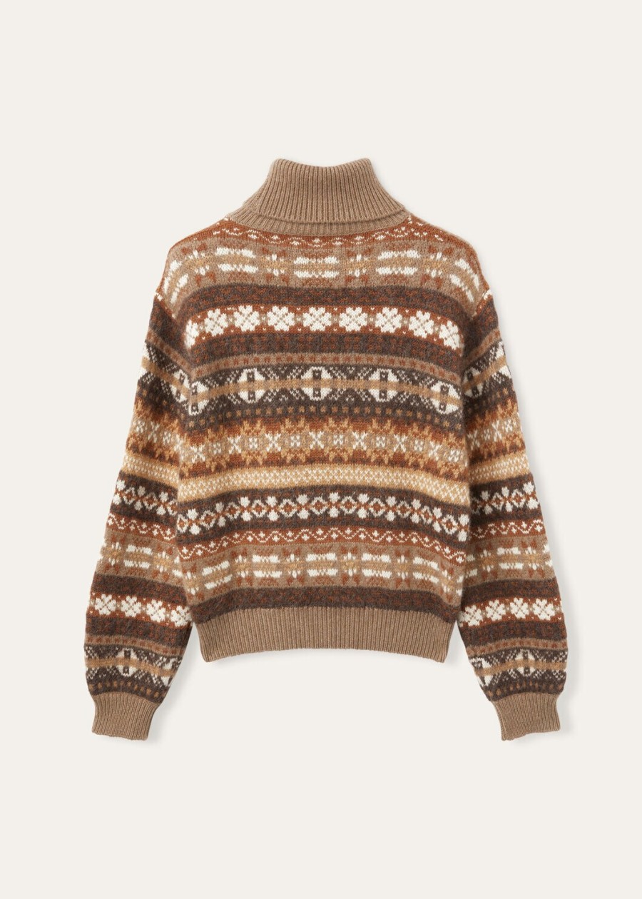 scopello coltrui van alpaca-kasjmier scheerwol in de kleuren spiced mochadeep walnut.
