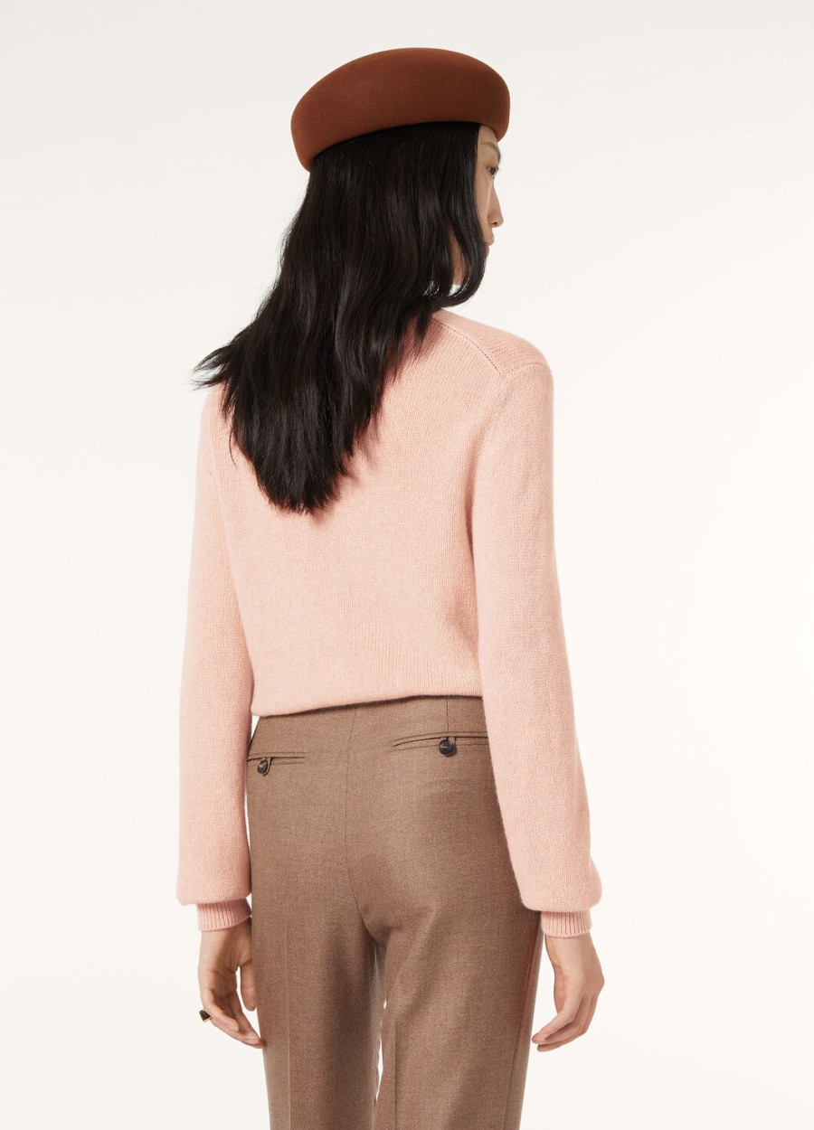 fobello crewneck baby cashmere smoke bush melange
