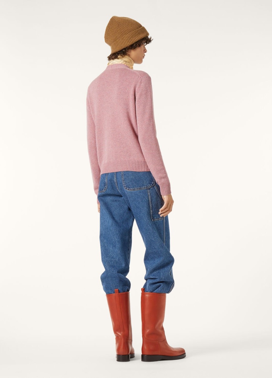 parksville cardigan baby cashmere paarse chips melange