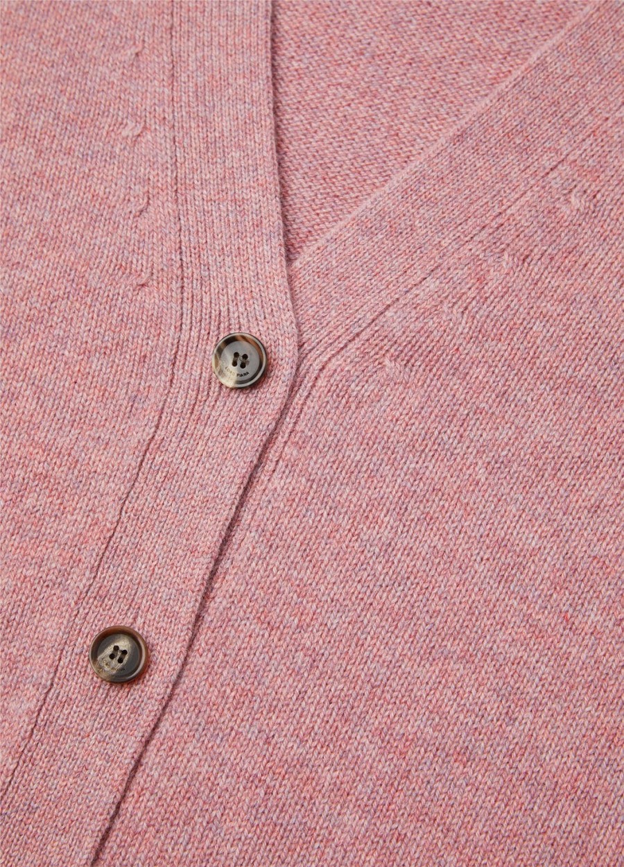 parksville cardigan baby cashmere paarse chips melange