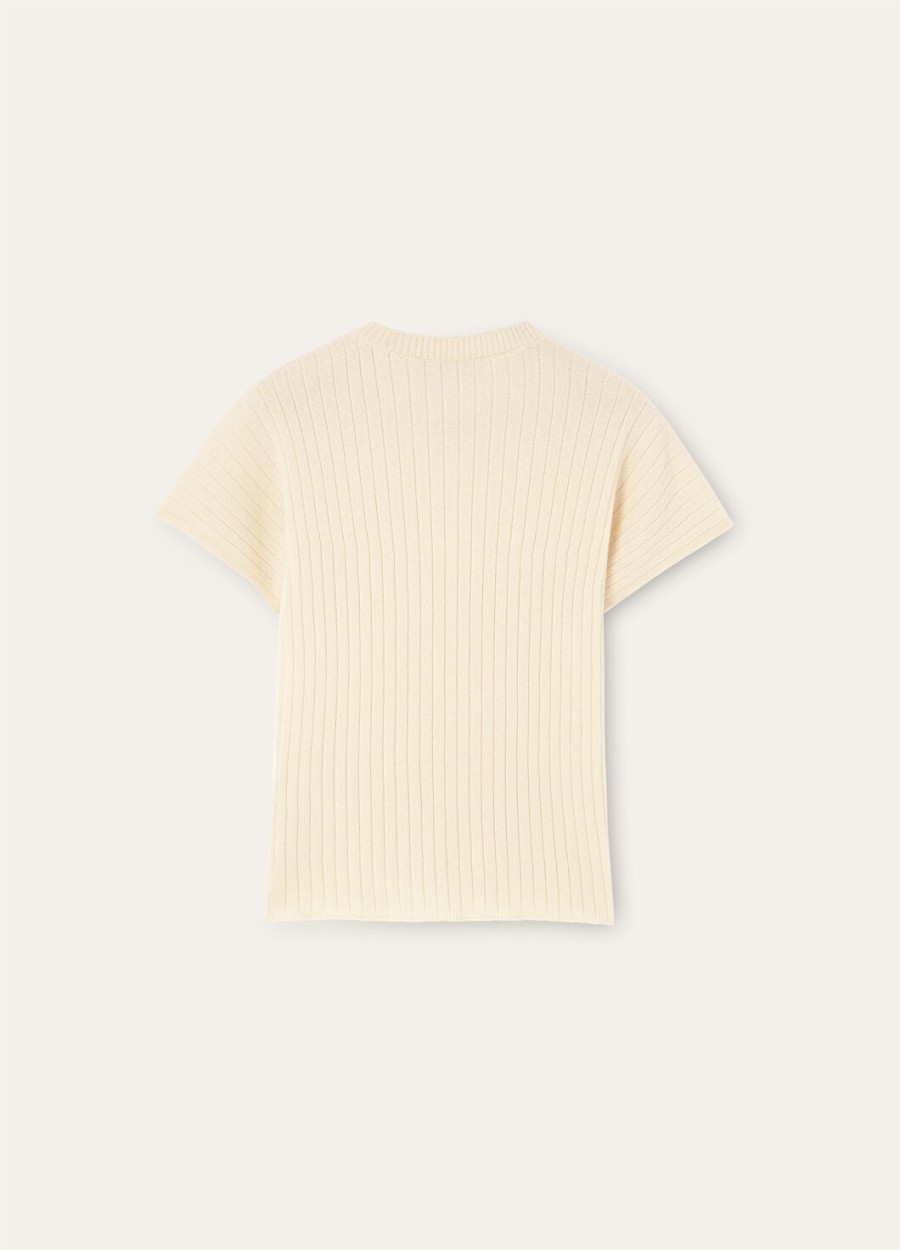 crewneck baby cashmere white snow