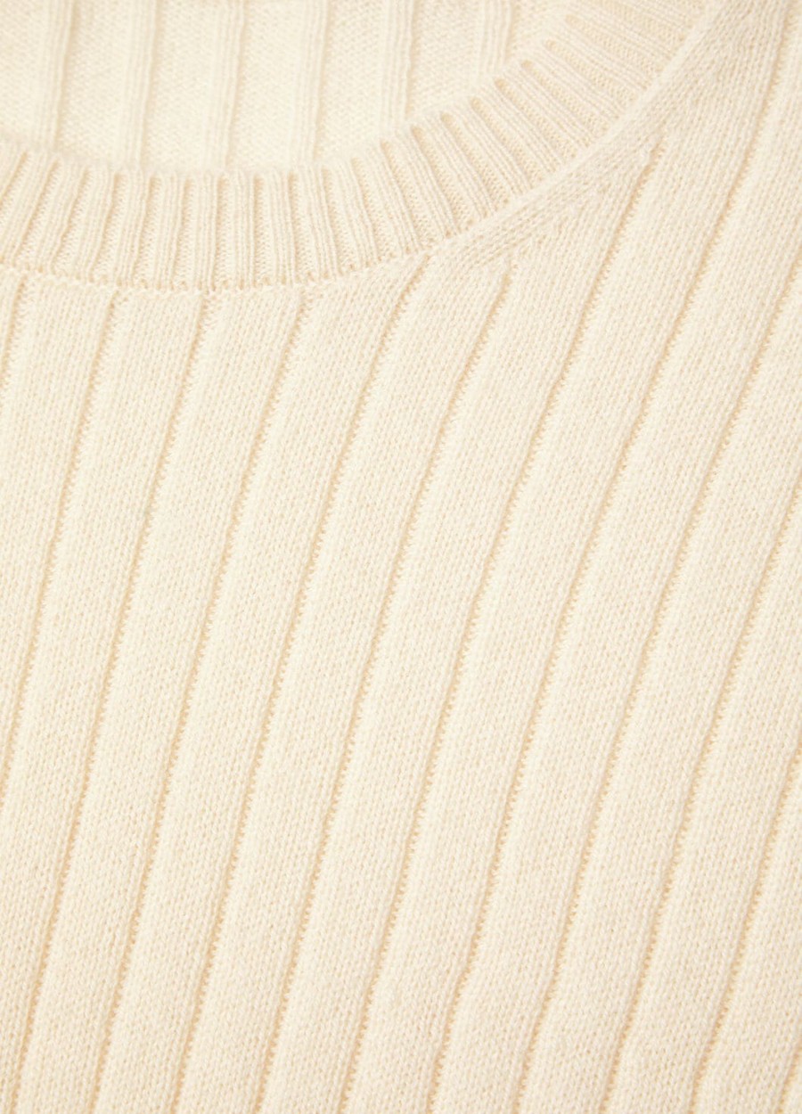 crewneck baby cashmere white snow