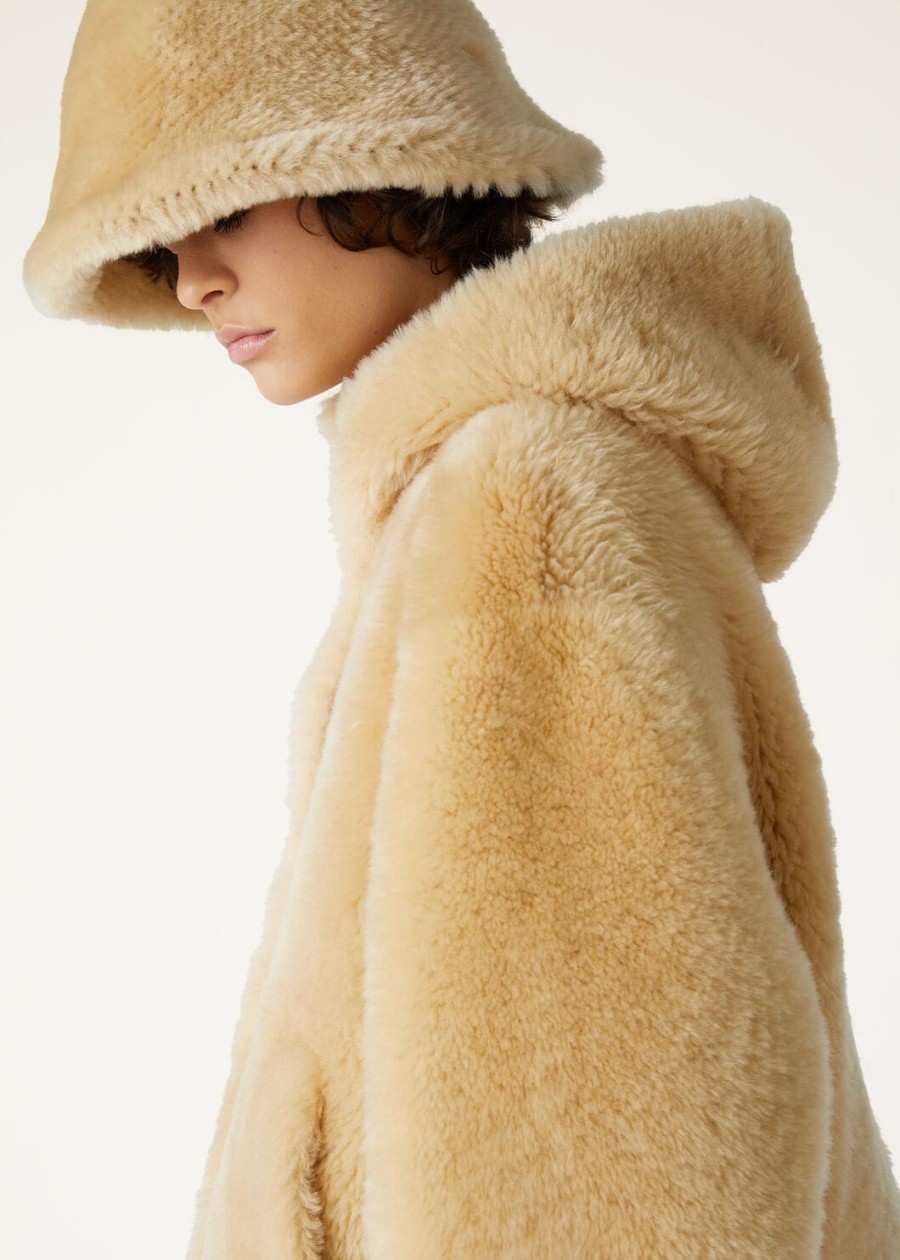 alessio blouson shearling crème kasjmier melange