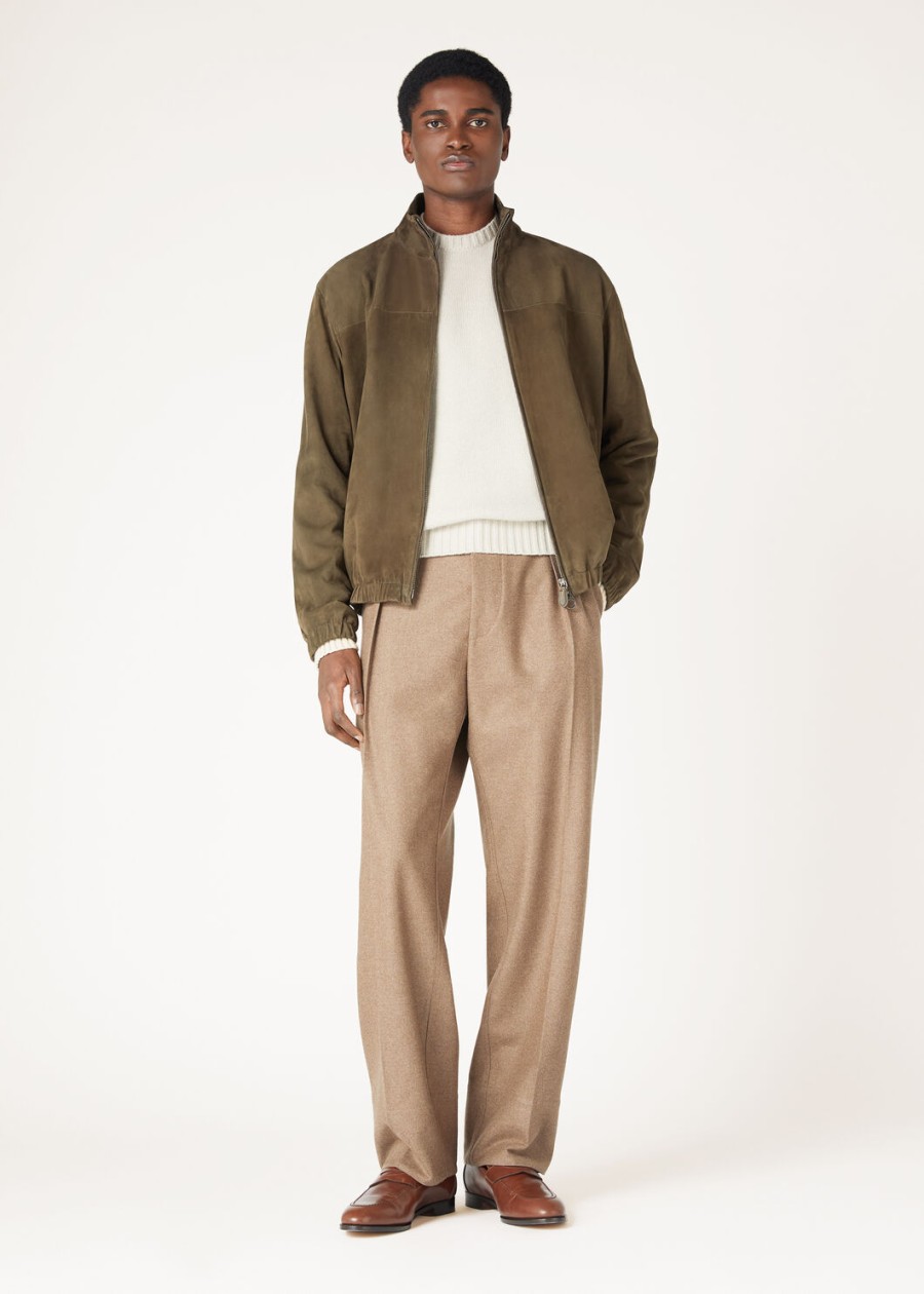 lp bomber kidskin coal green