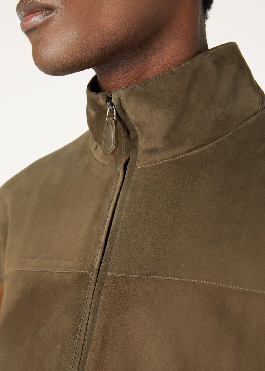lp bomber kidskin coal green