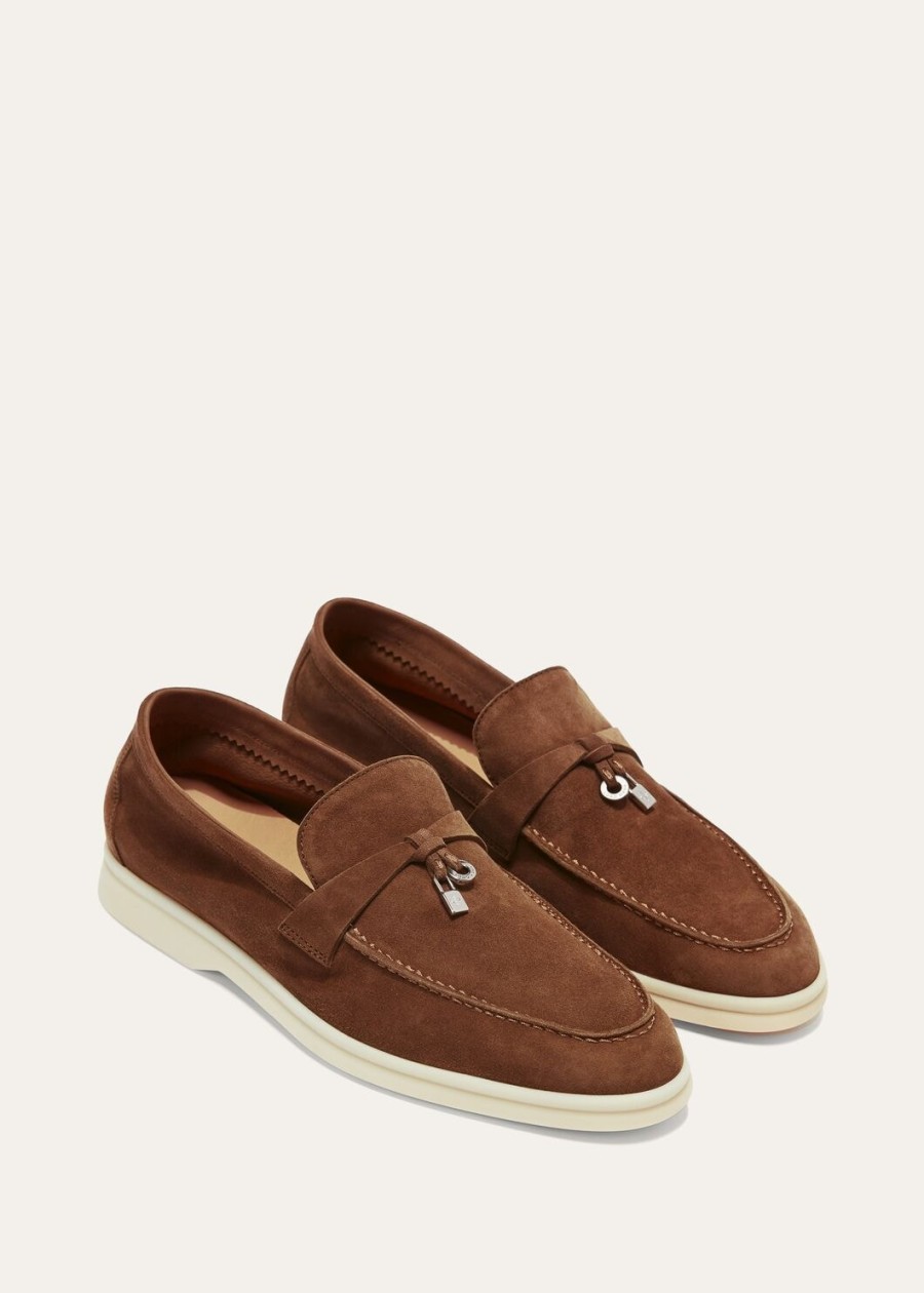 summer charms walk loafers suede saddle brown