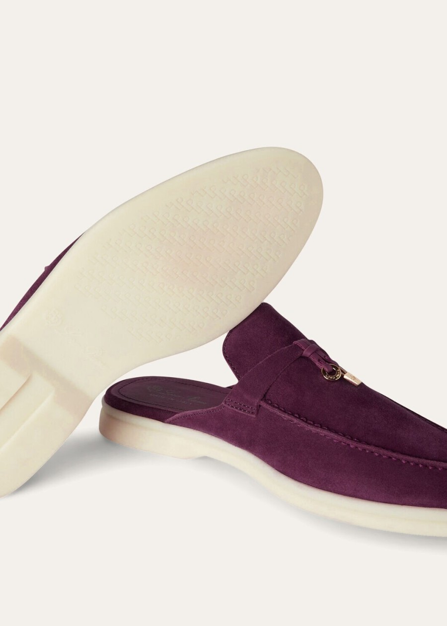 babouche charms walk loafer suède geitenleer helder amarant